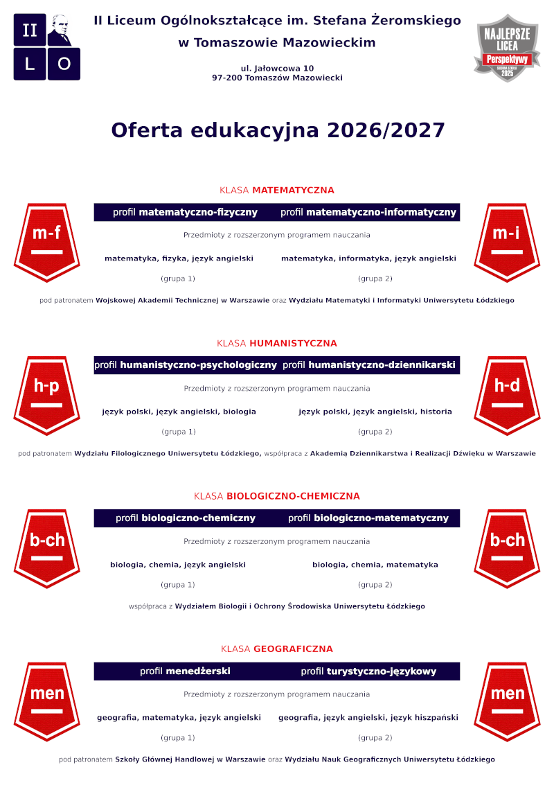 Oferta edukacyjna 2026/2027