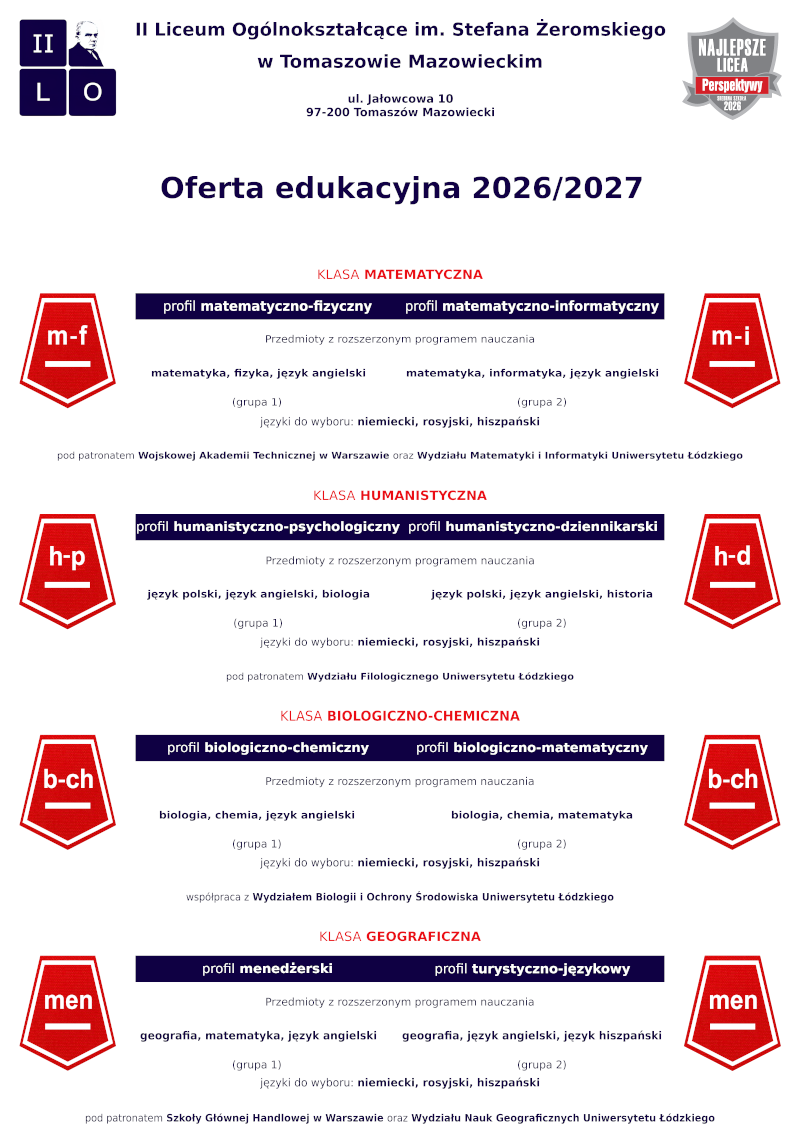 Oferta edukacyjna 2026-2027