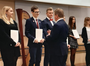 Stypendium Prezesa Rady Ministrów dla Pawła Śmigla Stypendium Prezesa Rady Ministrów dla Pawła Śmigla