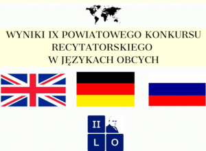 IX Powiatowy Konkurs Recytatorski w Językach Obcych