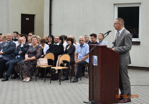 Uroczystość zamknął nauczyciel historii Maciej Błaszczyk