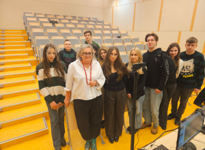 Humaniści na wykładach na polonistyce UŁ