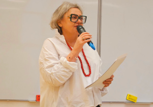 Humaniści na wykładach na polonistyce UŁ