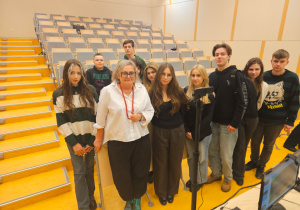 Humaniści na wykładach na polonistyce UŁ