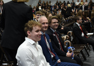 Uroczystość zakończenia roku szkolnego dla klas czwartych